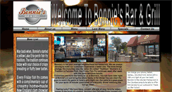 Desktop Screenshot of bonniesbarandgrill.com